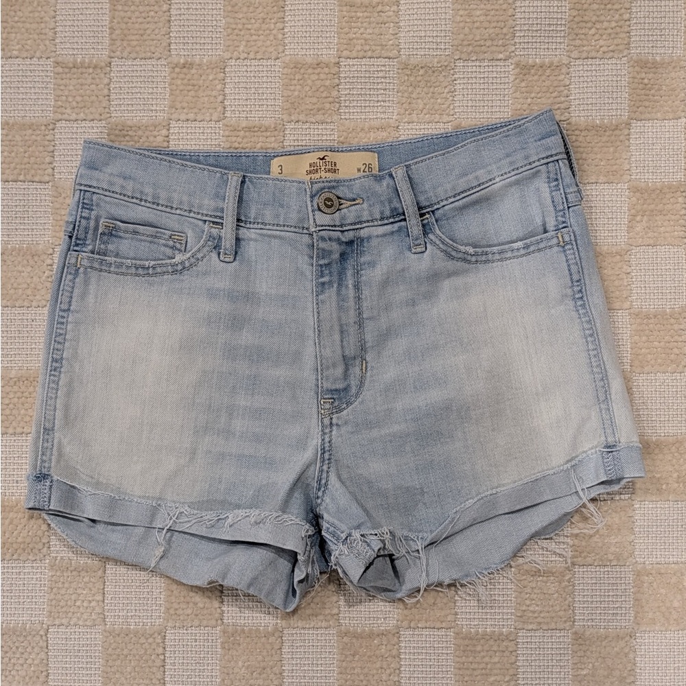 Hollister Light Wash Jean Shorts